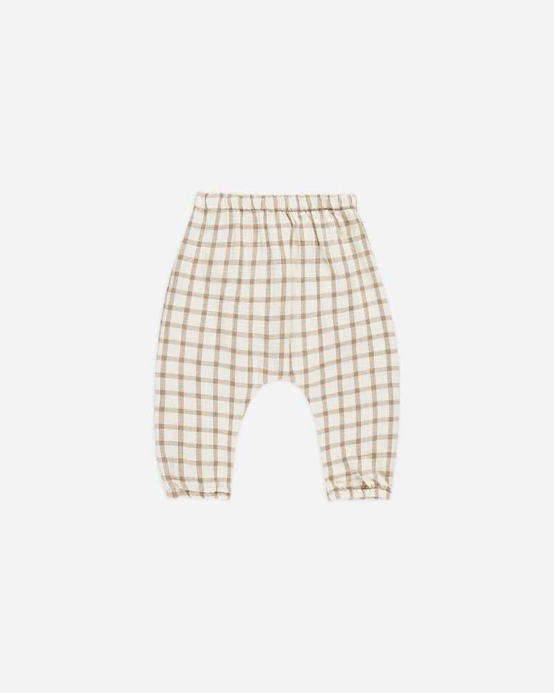 Woven Pant Cinnamon Plaid