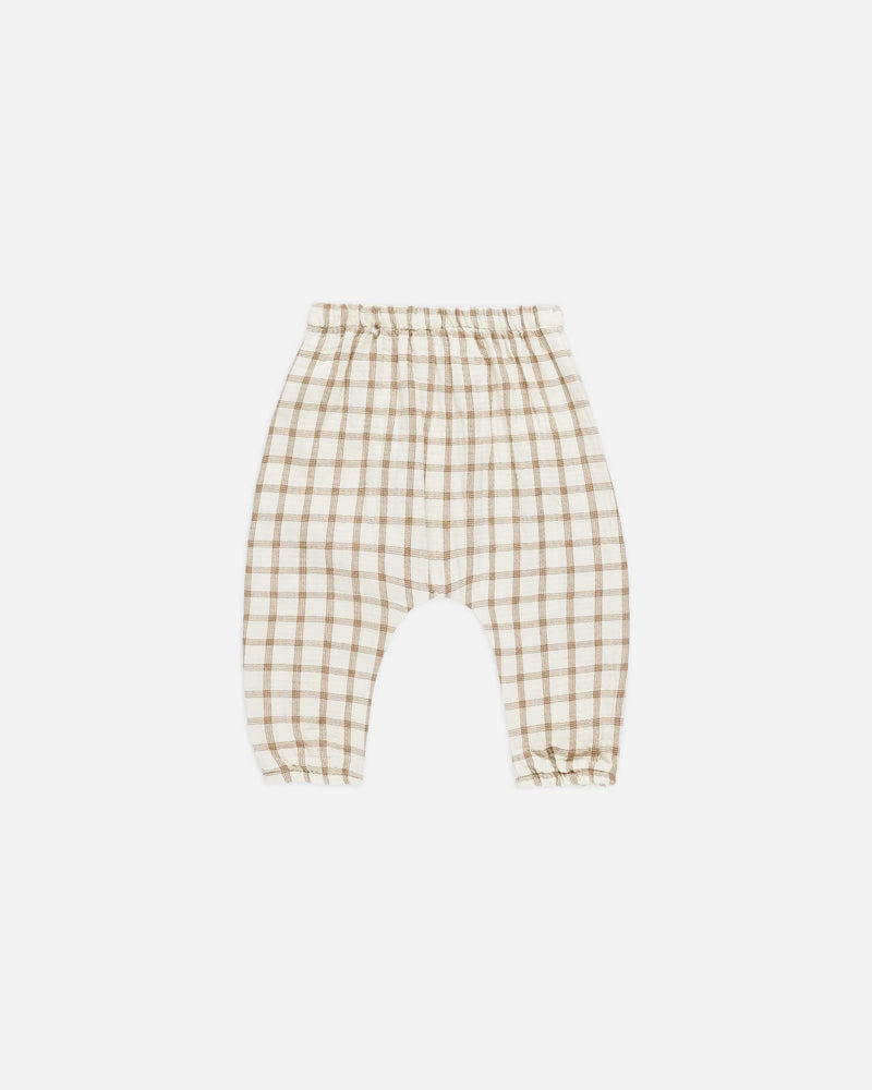 Woven Pant Cinnamon Plaid