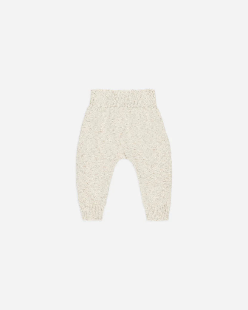 Knit Pant Speckled Natural