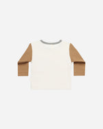 Long Sleeve Pocket Tee Color Block