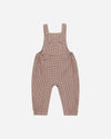 Baby Overall Plum Gingham