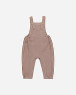 Baby Overall Plum Gingham