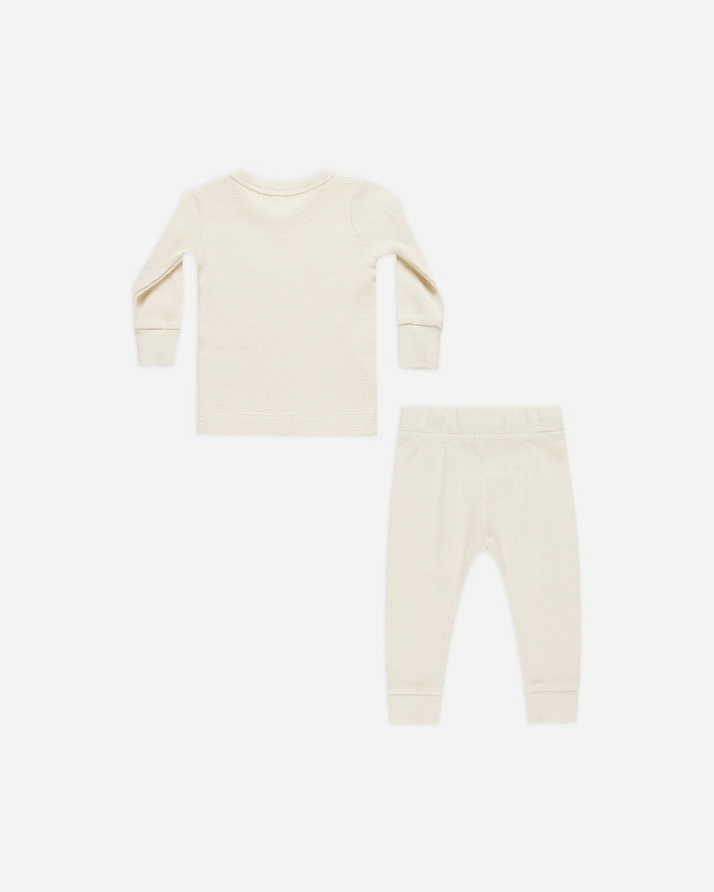 Waffle Top + Pant Set Natural