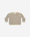 Ace Knit Sweater Indigo Stripe