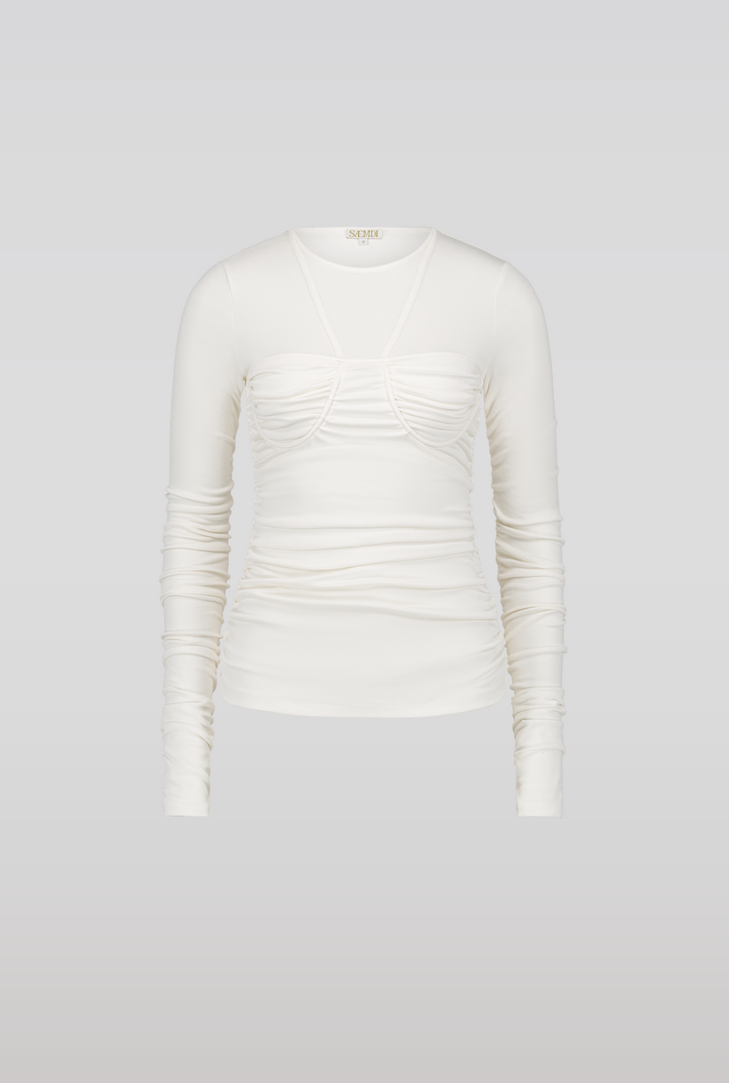 Long Sleeve Bra Top
