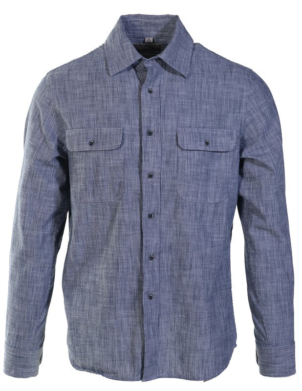 Schott NYC Cotton Shirt Indigo