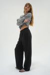 Santo Pinstripe Elastic Waist Pant