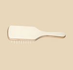 The Bamboo Paddle Brush in Cream