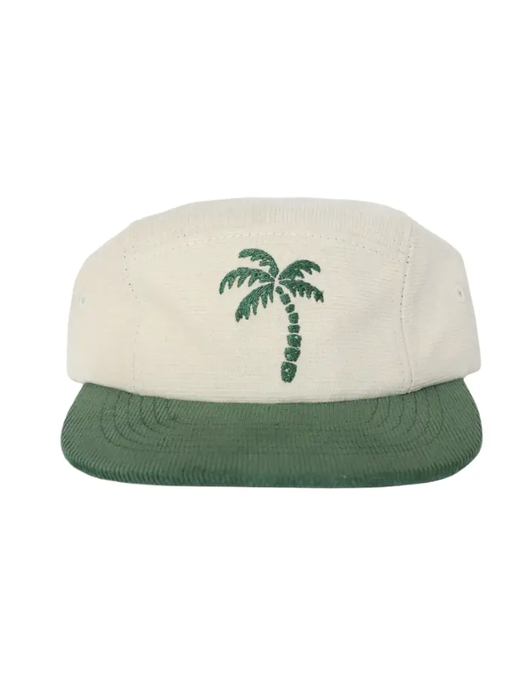 Palm Tree Corduroy Five-Panel Hat