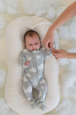Cloud Bamboo Zip Romper