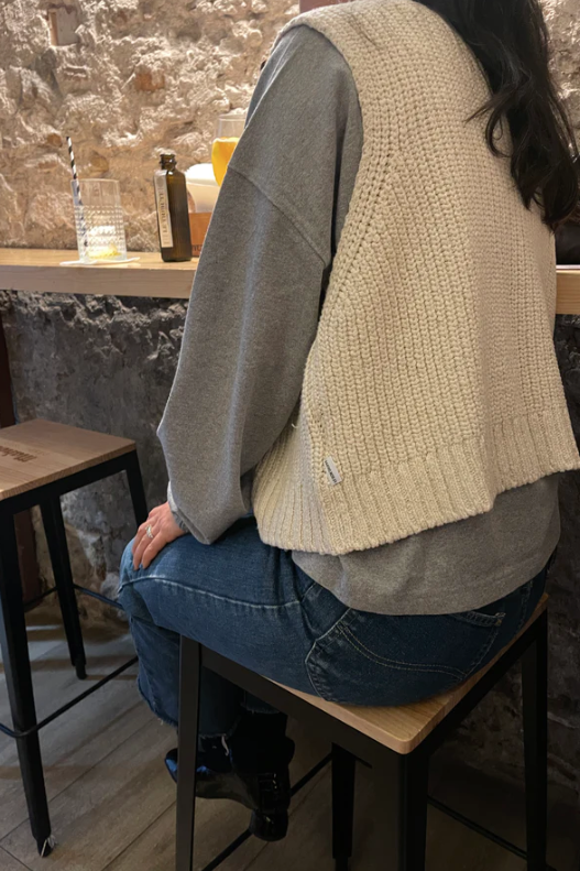Granny Cotton Sweater Vest