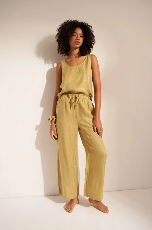 The Drawstring Pant Tomatillo