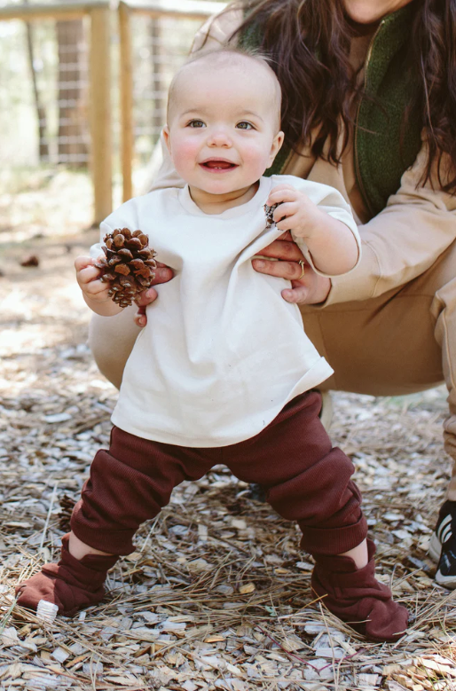 Rib Knit Pants Redwood