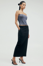 Protocol Tailored Maxi Skirt Raven