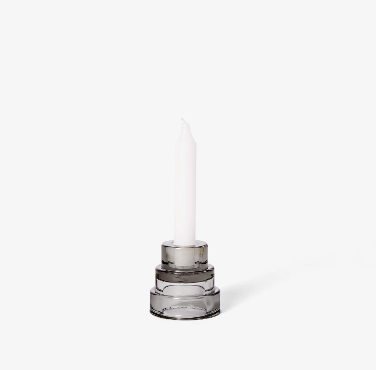 Terrace Candle Holder Gray
