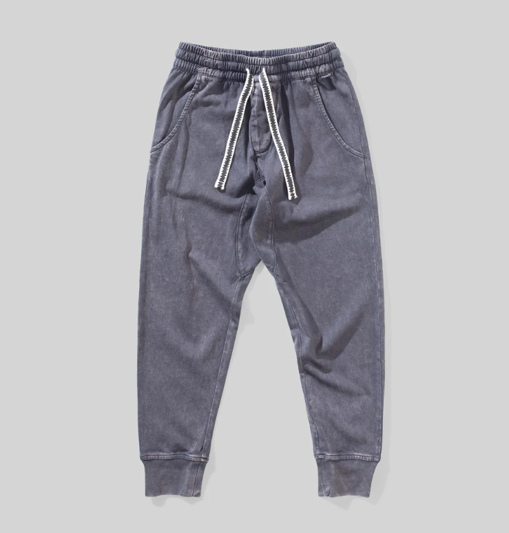 【DISCERNMENT】Signature Trackline Jersey Pants Signature Track Pant - Black