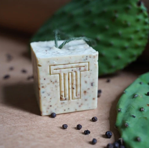 Fresh Cactus + Black Pepper Soap Cube