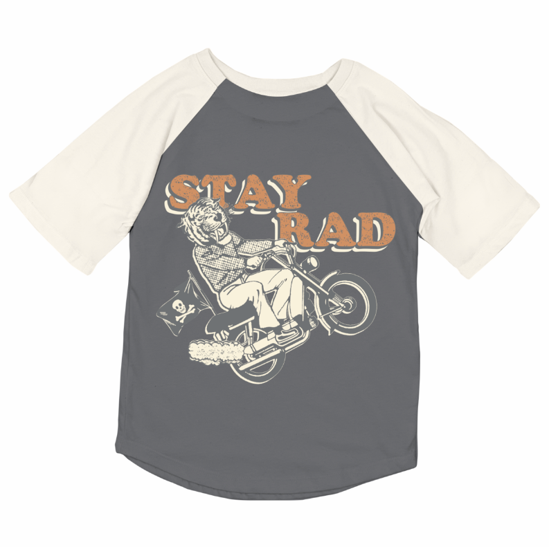 Stay Rad Raglan Top