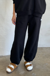 French Terry Balloon Pants Black