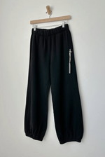 French Terry Balloon Pants Black