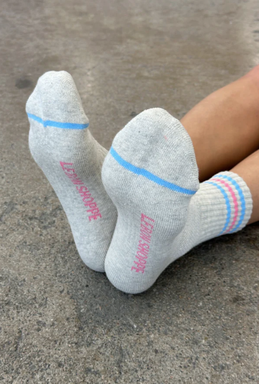 Girlfriend Socks Bright Grey