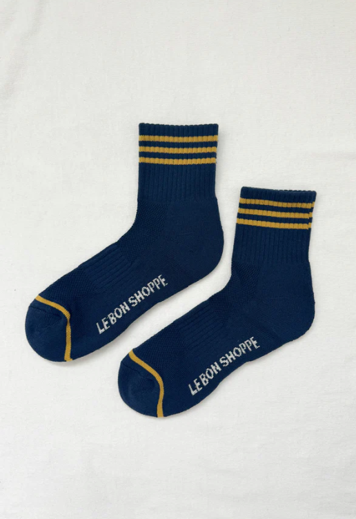 Girlfriend Socks Navy