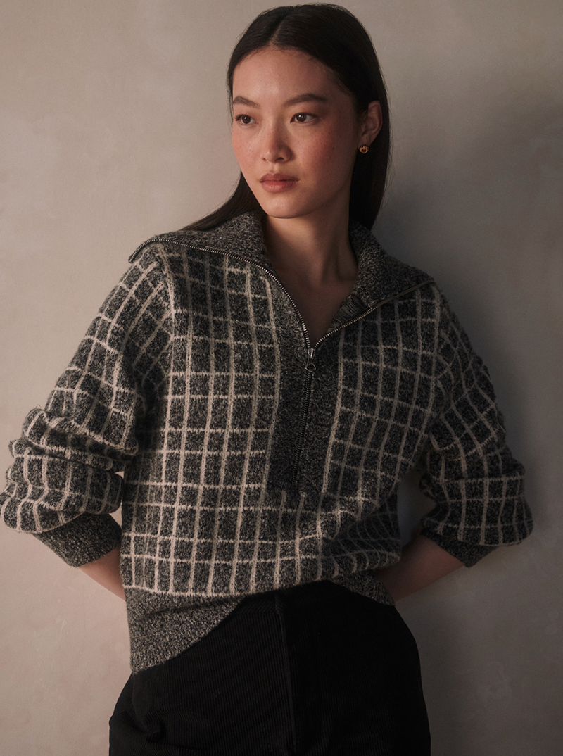 Furley Half Zip Knit