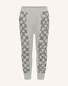 Segment Check Sweat Pant