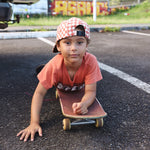Vibe Check Five Panel Hat Red/Natural