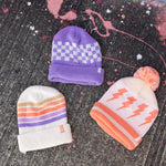 Check It Beanie Lilac/Cream