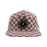 Vibe Check Five Panel Hat Red/Natural