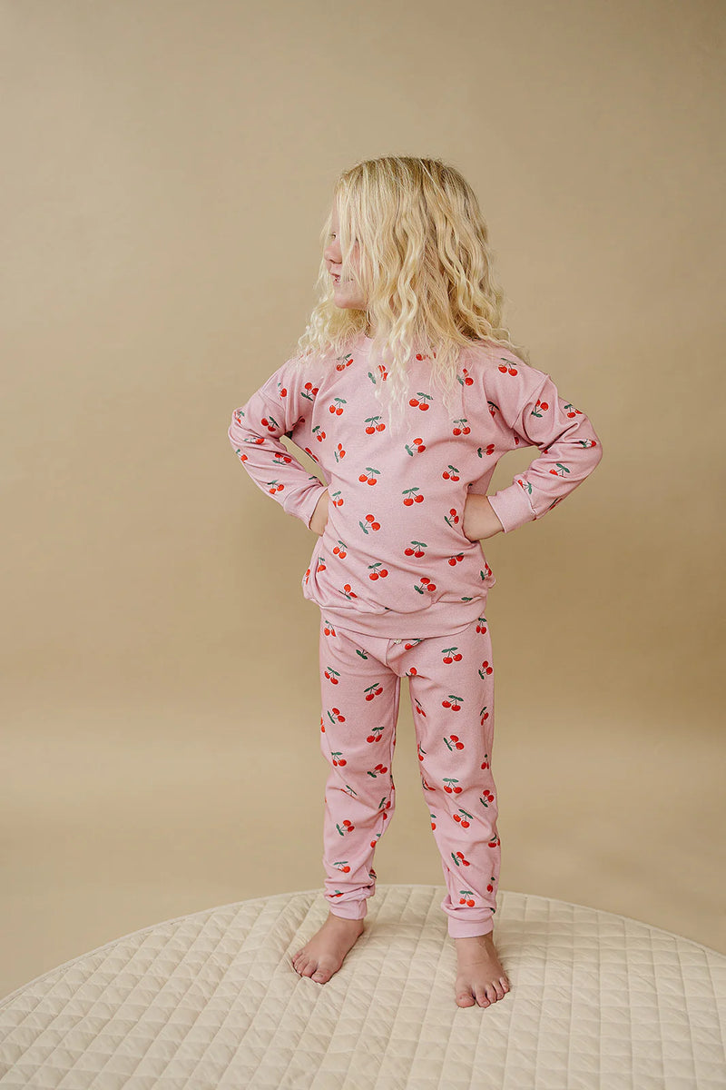 Blush & Cherry Jogger Set