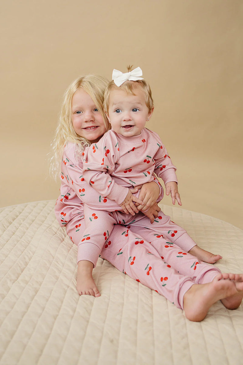 Blush & Cherry Jogger Set