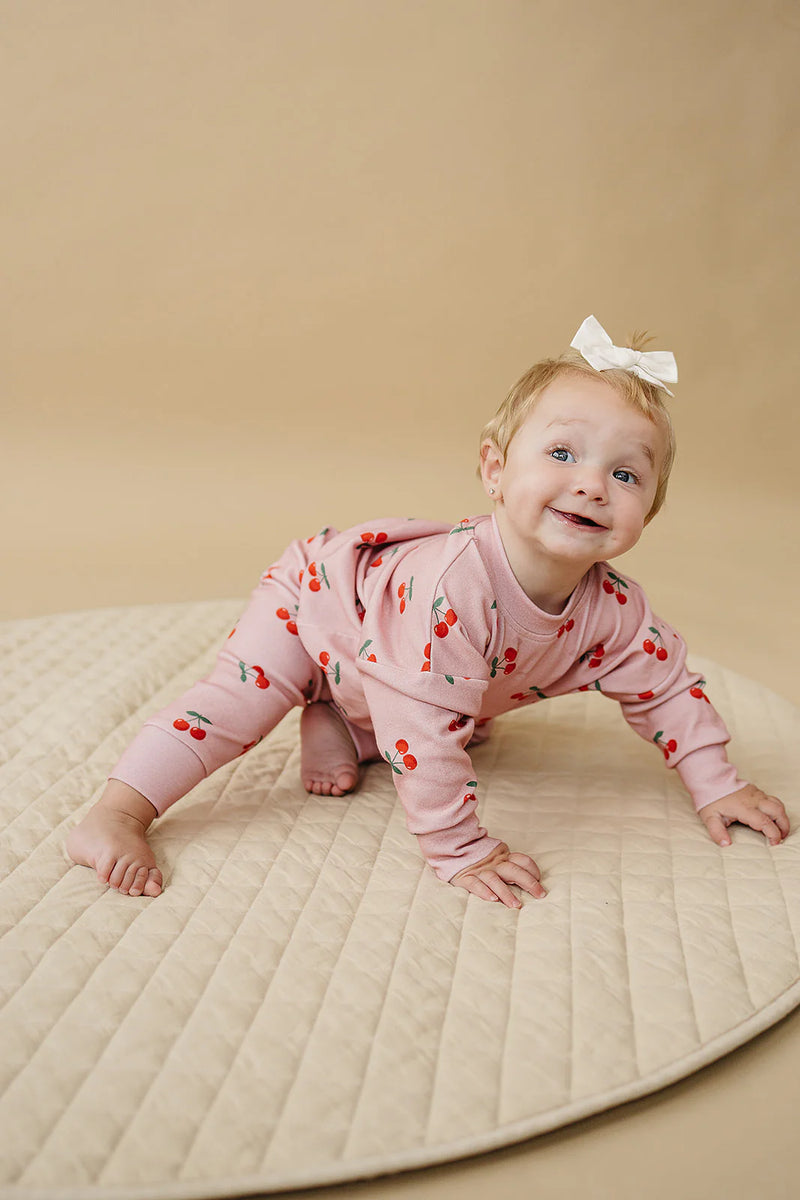 Blush & Cherry Jogger Set
