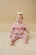 Blush & Cherry Jogger Set