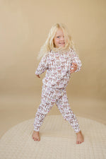 Mocha Bows Jogger Set