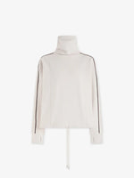 Ariana High Neck Midlayer Cement Marl/ Bitter Chocolate