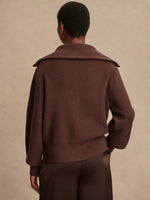Enrico Knit Jacket Coffee Bean
