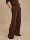The Wide Leg Pant 30" Coffee Bean Marl
