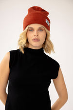 Recycled Bottle Beanie Deep Terracotta