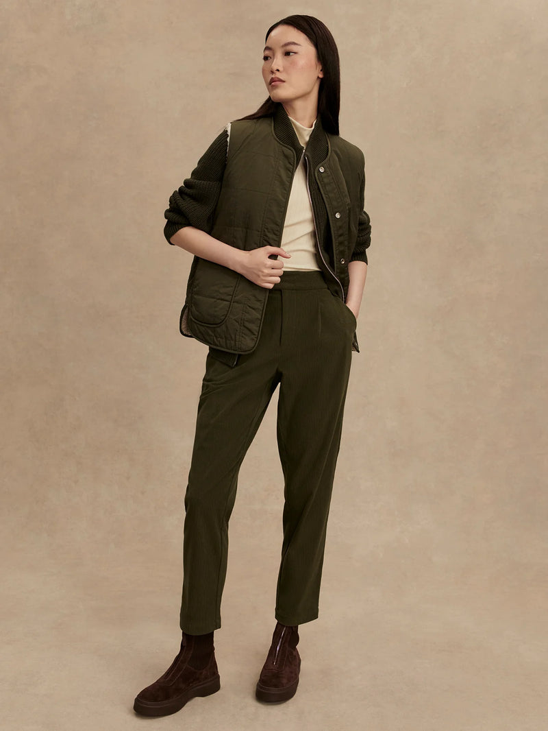 Audrea Reversible Gilet Sandshell/ Forest Night
