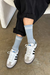 Boyfriend Socks Blue Grey