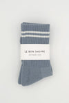 Boyfriend Socks Blue Grey