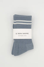 Boyfriend Socks Blue Grey