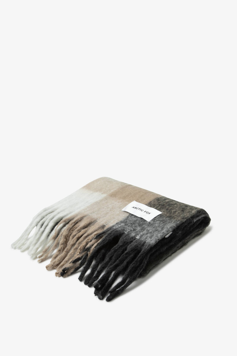 The Reykjavik Scarf  Black Check