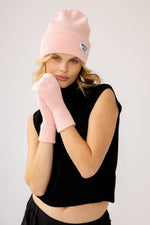 Recycled Bottle Beanie Pastel Pink