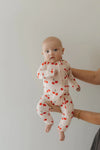 Bamboo Zip Pajamas Cherry Orchard