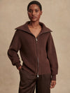 Enrico Knit Jacket Coffee Bean