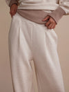 The Extra Wide Leg Pant 29.5 Ivory Marl