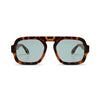 Jane in Brown Tortoise Green Lens